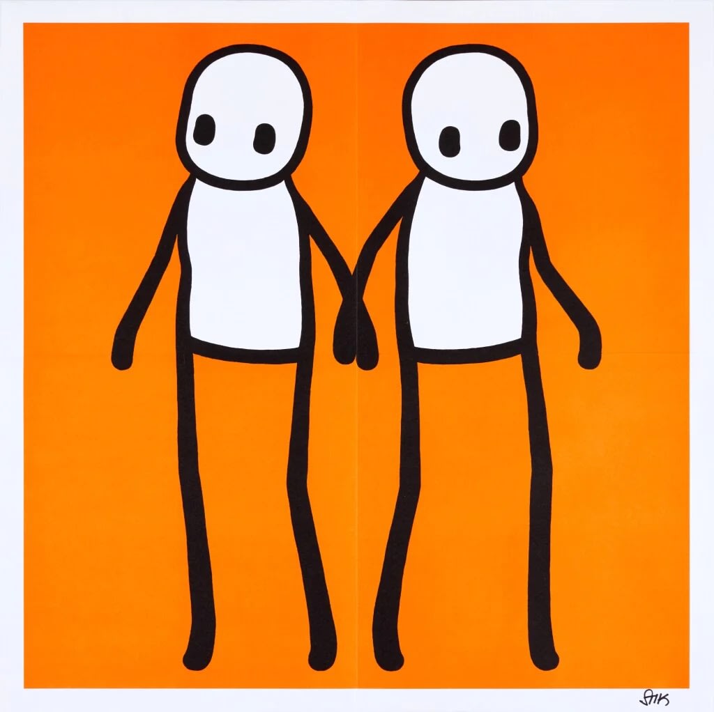 Stik, Holding Hands - full set of 5 (signed), 2020