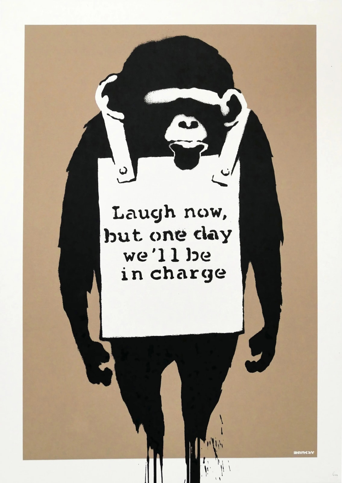 Banksy, Laugh Now (unsigned), 2003