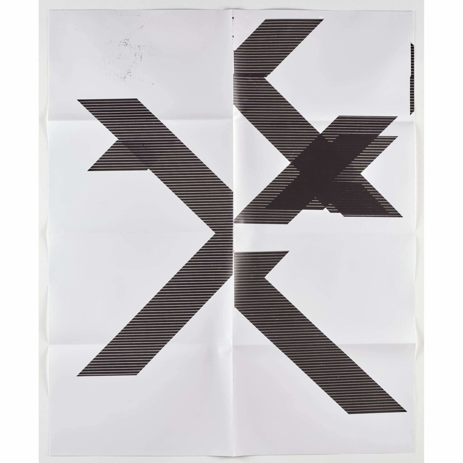 Wade Guyton, X (Untitled, WG1210), 2018