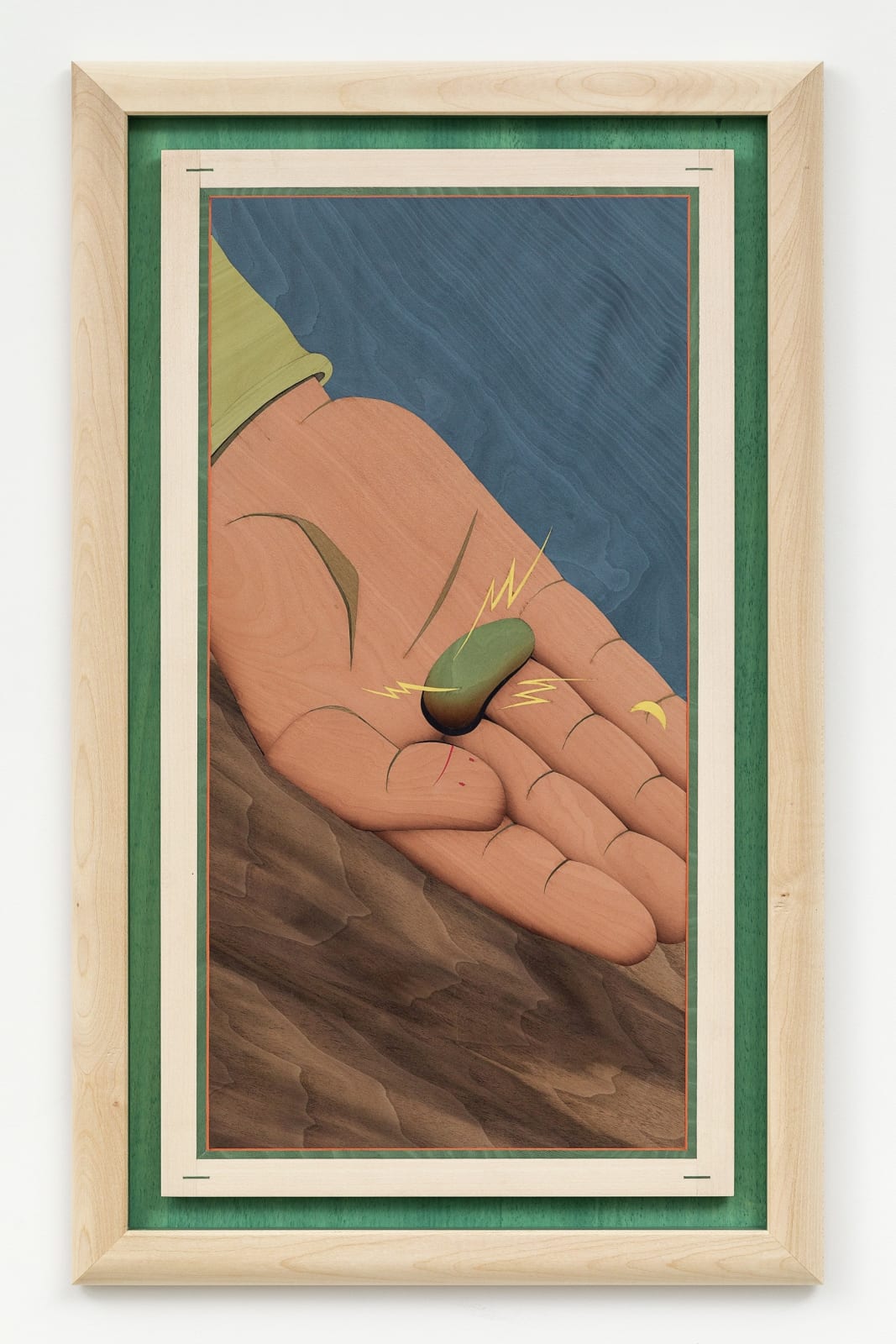 Camille Blatrix, Gifle (vert), 2019