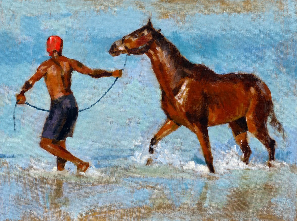 Jack Morrocco, Through the Surf, Barbados Sunrise II