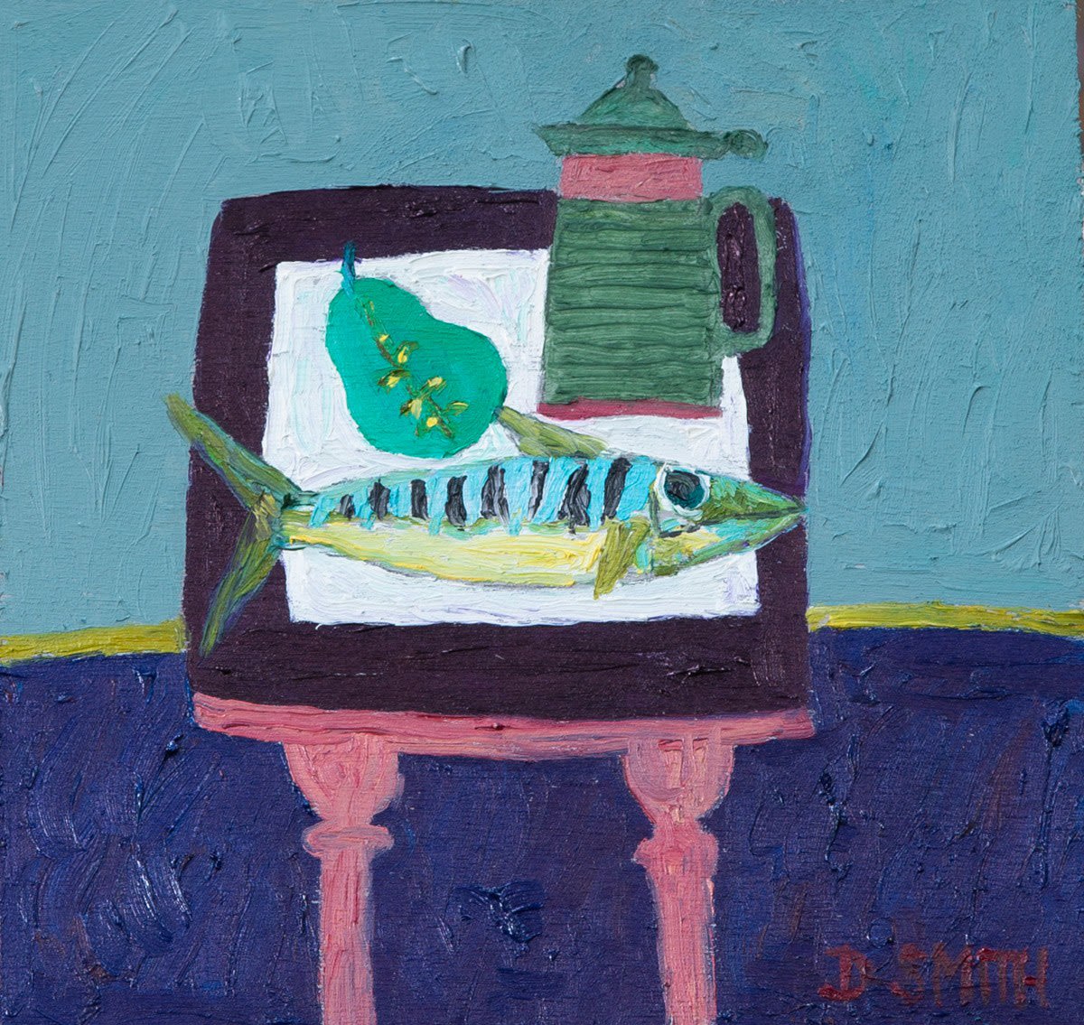 David Smith RSW, Pear and Coffee Pot