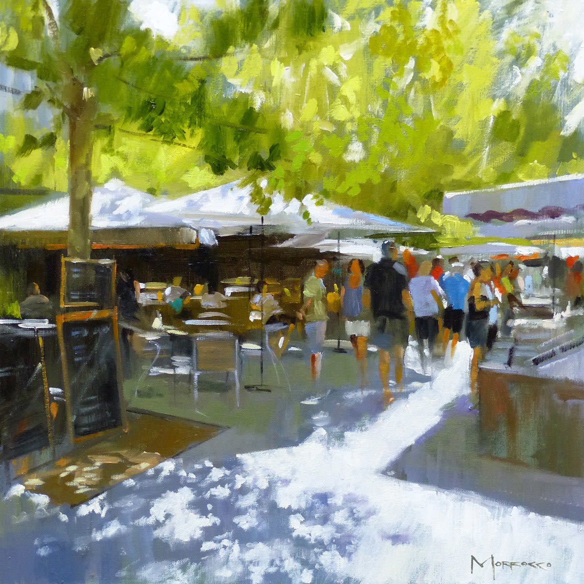 Jack Morrocco, Market Day, Lourmarin, Provence