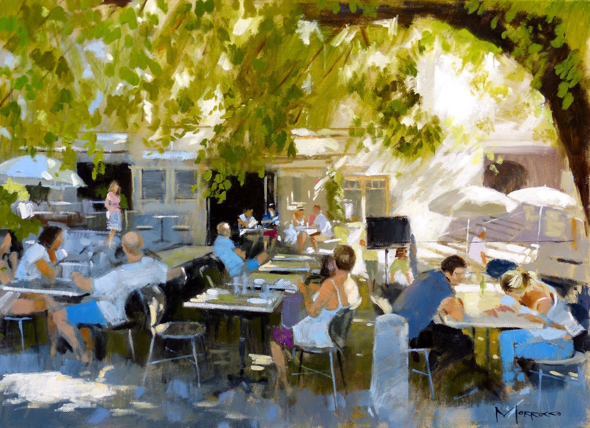 Jack Morrocco, Café Le Tilleul, St Paul de Vence