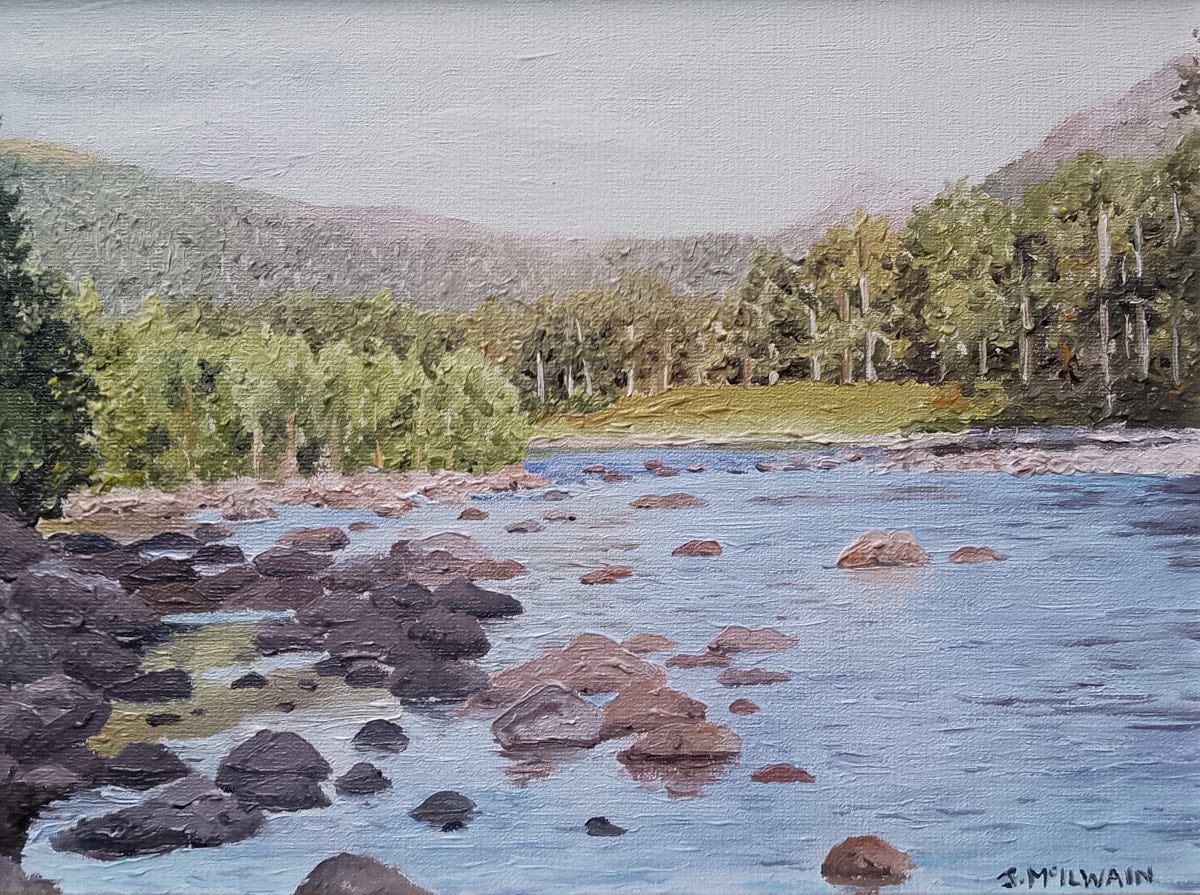 Janice Mcilwain, River Dee near Invercauld