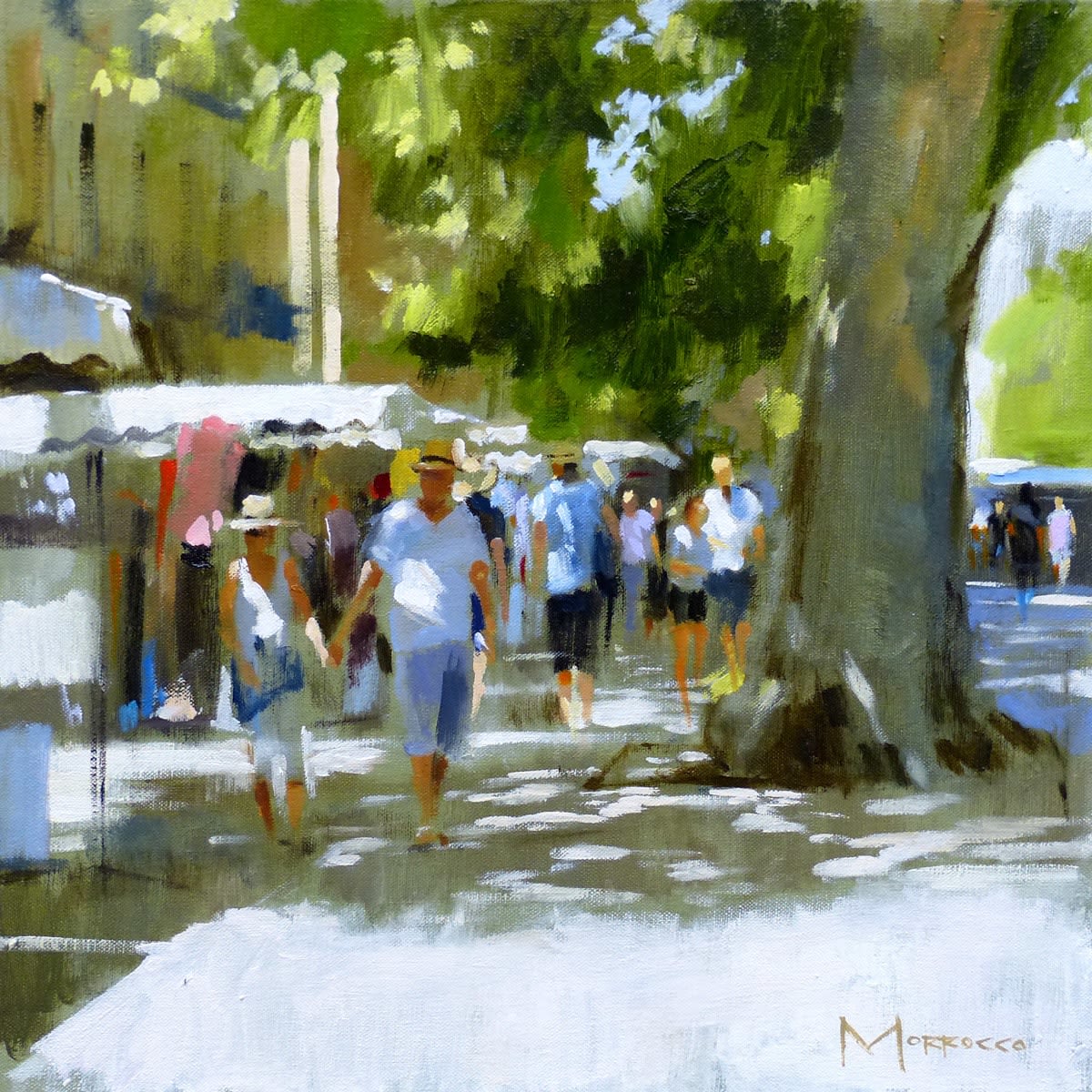 Jack Morrocco, Market Day, Cours Mirabeau, Aix