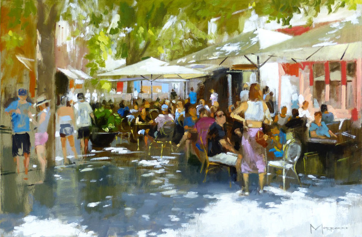 Jack Morrocco, Shaded Café, Placa de Cort, Palma de Mallorca