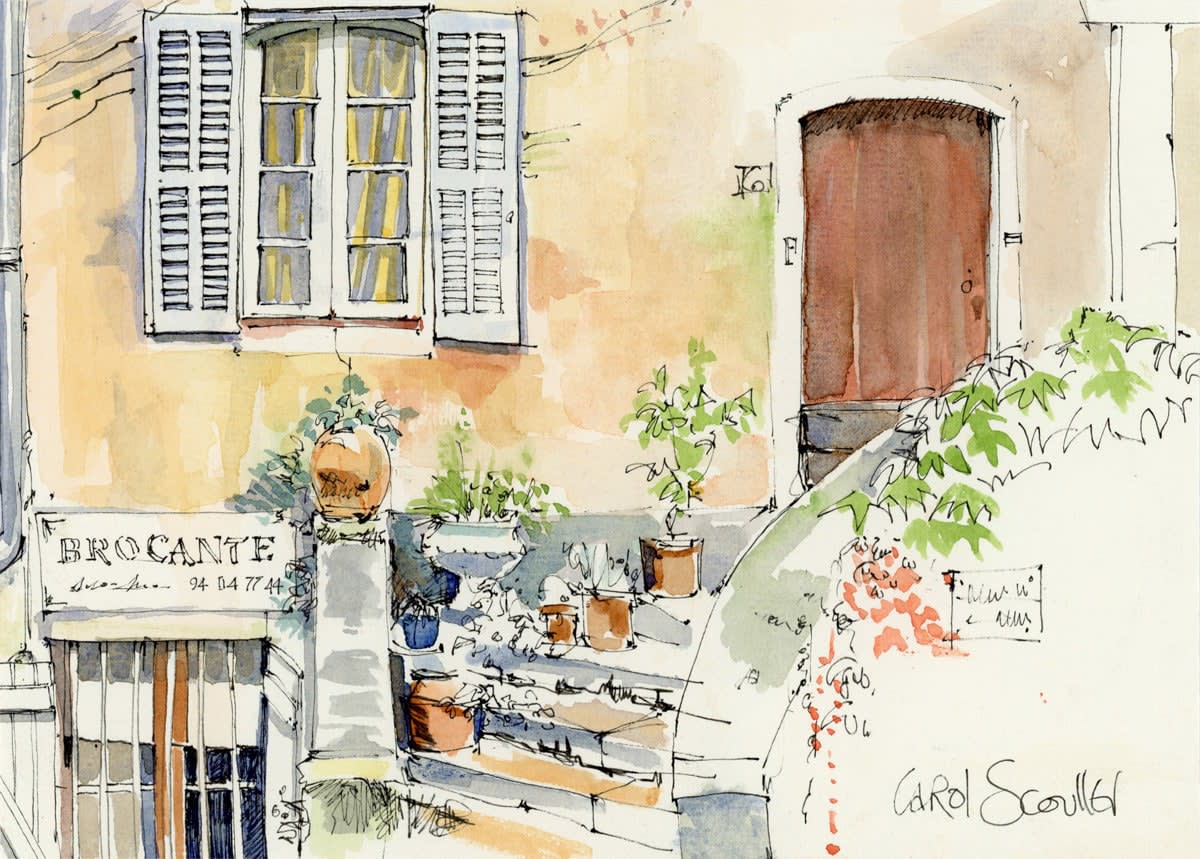 Carol Scouller, Brocante, Cotignac, France