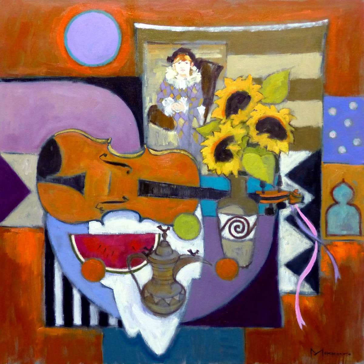 Jack Morrocco, Violin and Harlequin