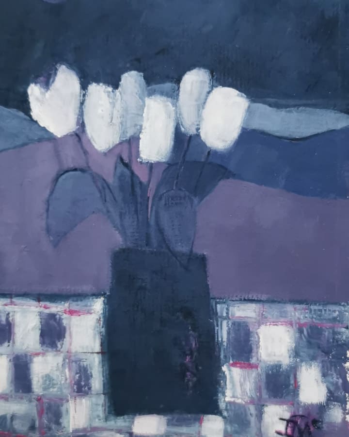 Irene McCann, Evening Tulips
