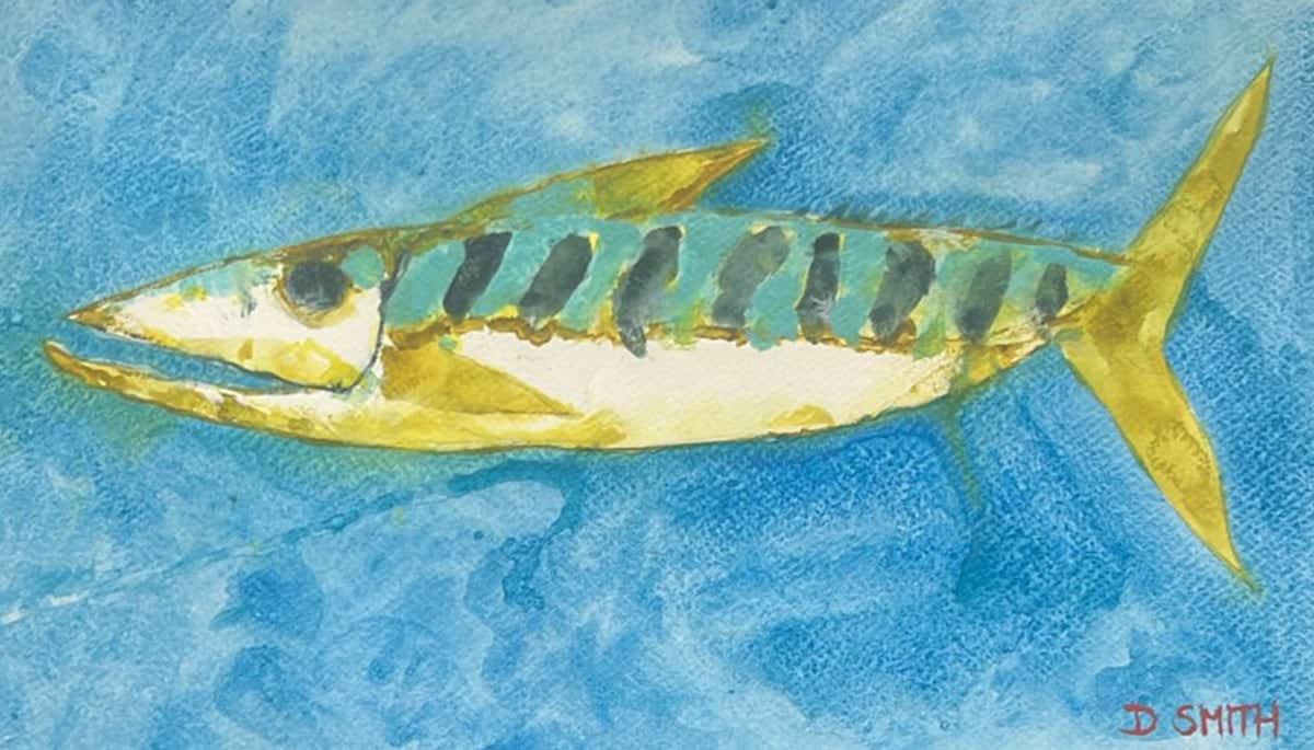 David Smith RSW, Mackerel Study