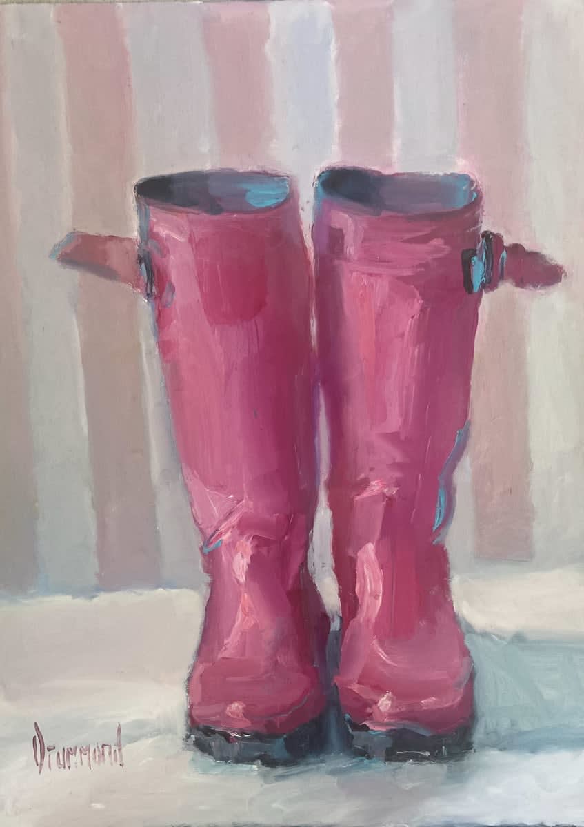 Marion Drummond, Wish Wellingtons-Walk on the Wild Side