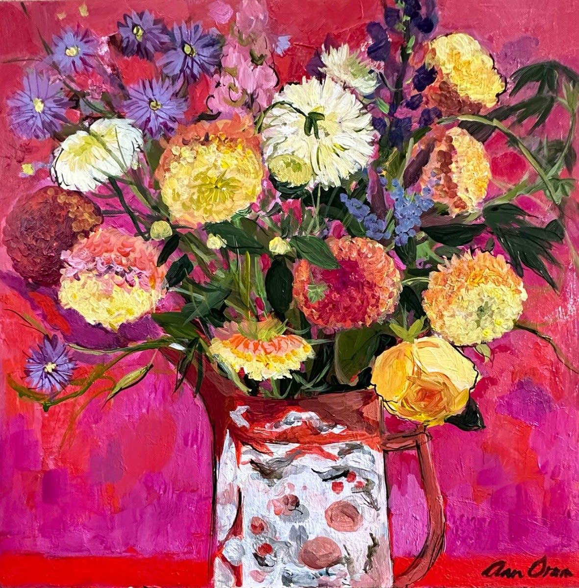 Ann Oram, Dalia’s from late Summer Garden