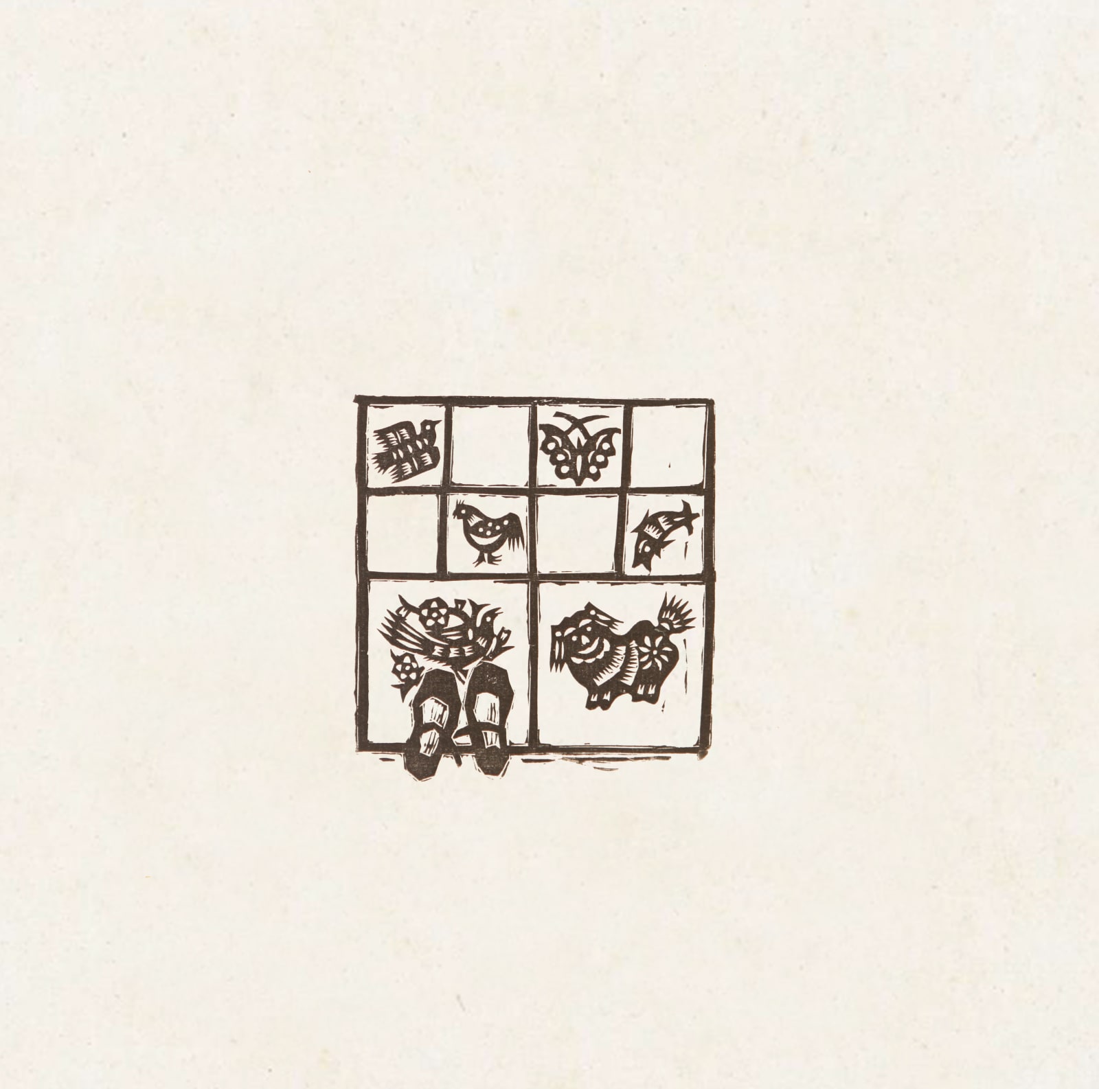Xu Bing 徐冰, Window Paper Cuts 窗花, 1982