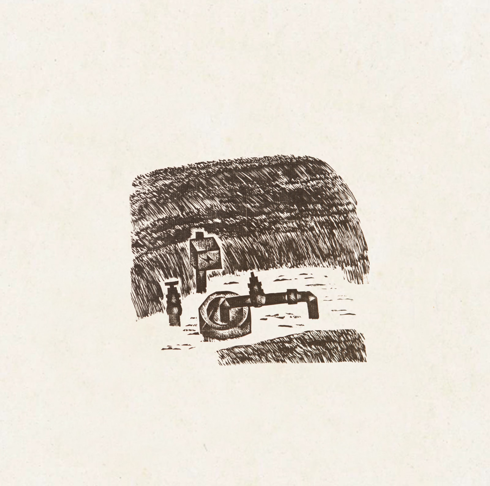 Xu Bing 徐冰, The Edge of A Farm 地头, 1984