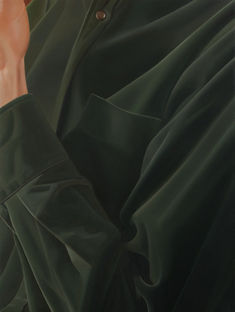 Liang Hao 梁浩 , Dark Green Velvet 绿色天鹅绒, 2022