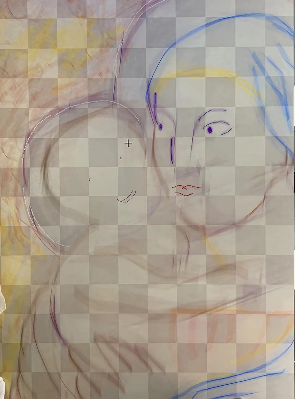Lin Ke 林科, Madonna and Child 麦当娜和孩子 , 2021