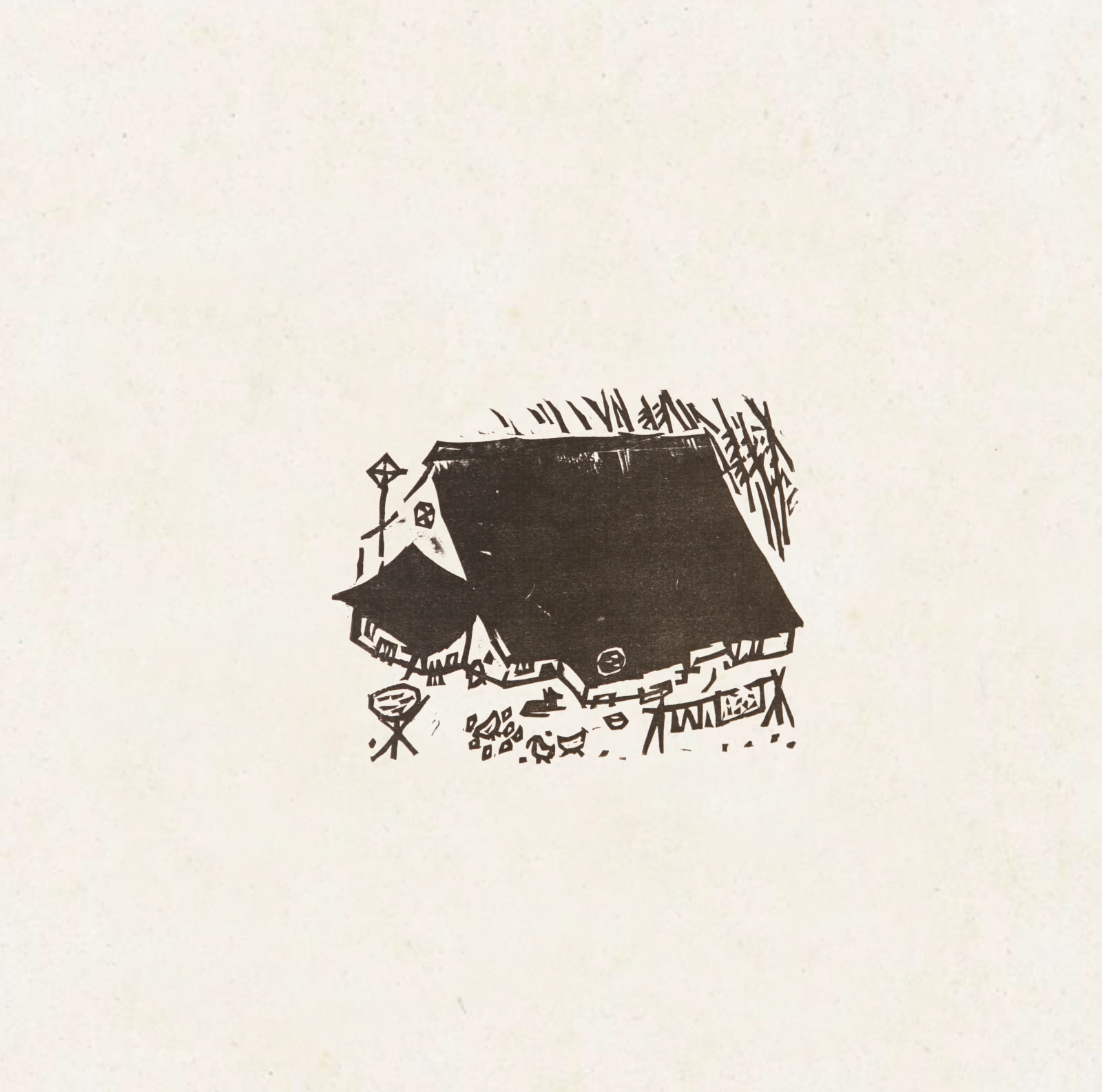 Xu Bing 徐冰, North Sichuan Farmhouse 川北农家, 1982