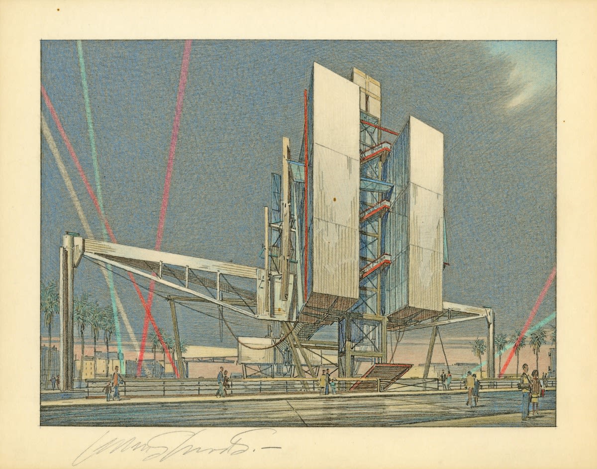 Lebbeus Woods 莱伯斯·伍兹, Center for Technology: Study 技术中心:研究, 1987