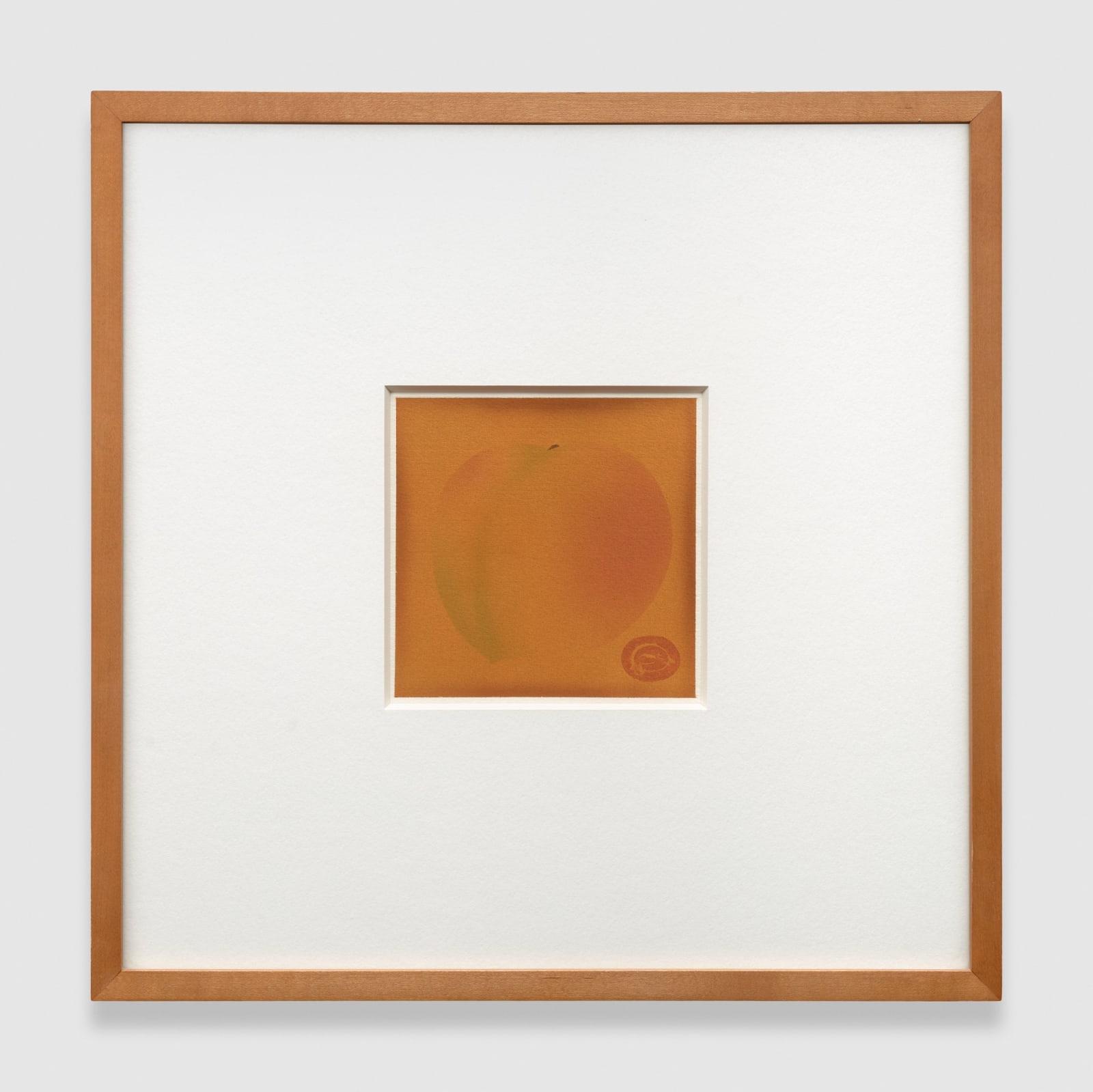 Ching Ho Cheng 郑庆和 , Untitled Peach Series, with onion seal《未命名》（桃子系列，洋葱印）, 1976