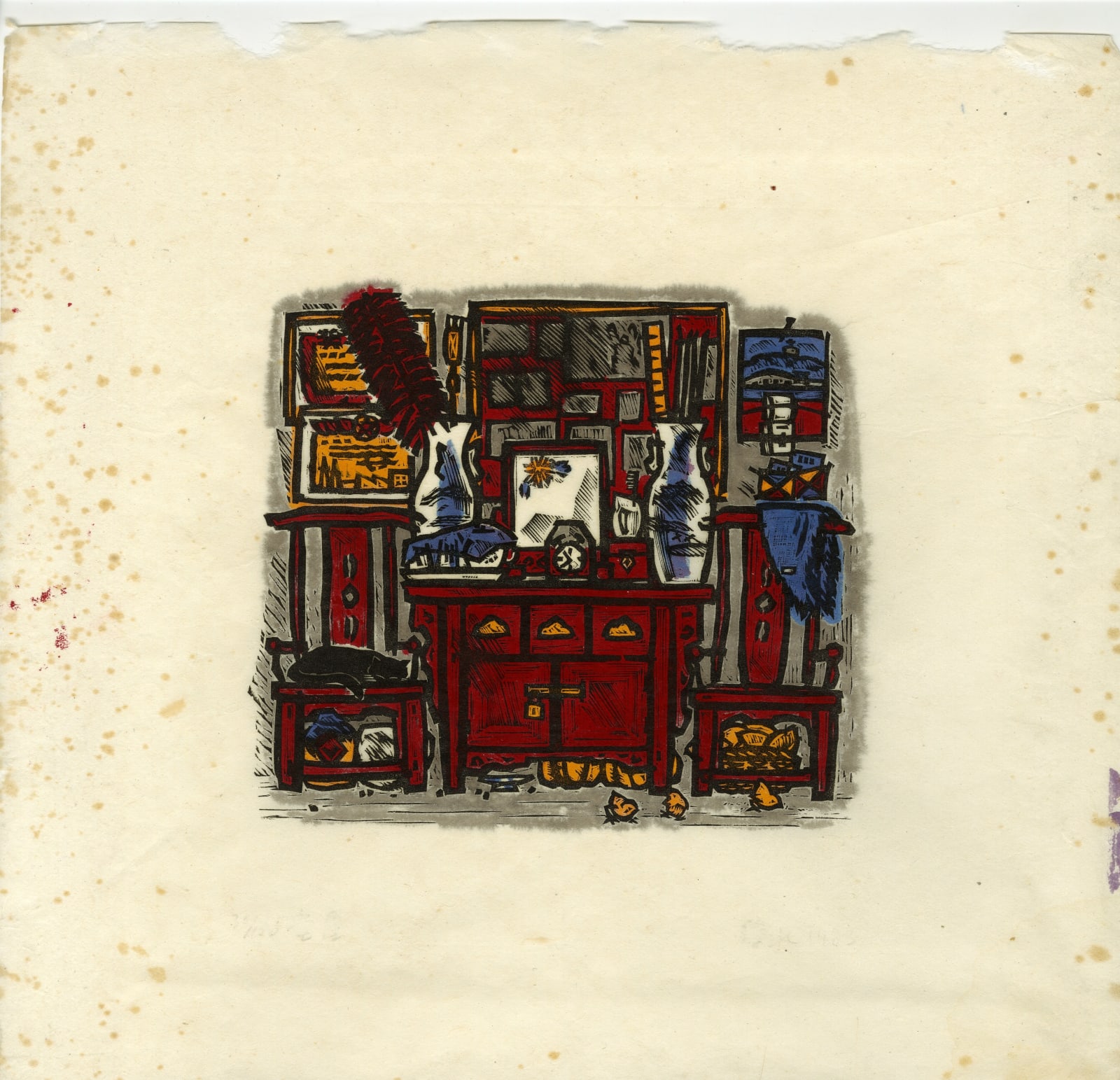 Xu Bing 徐冰, Paternal House 堂屋, 1983