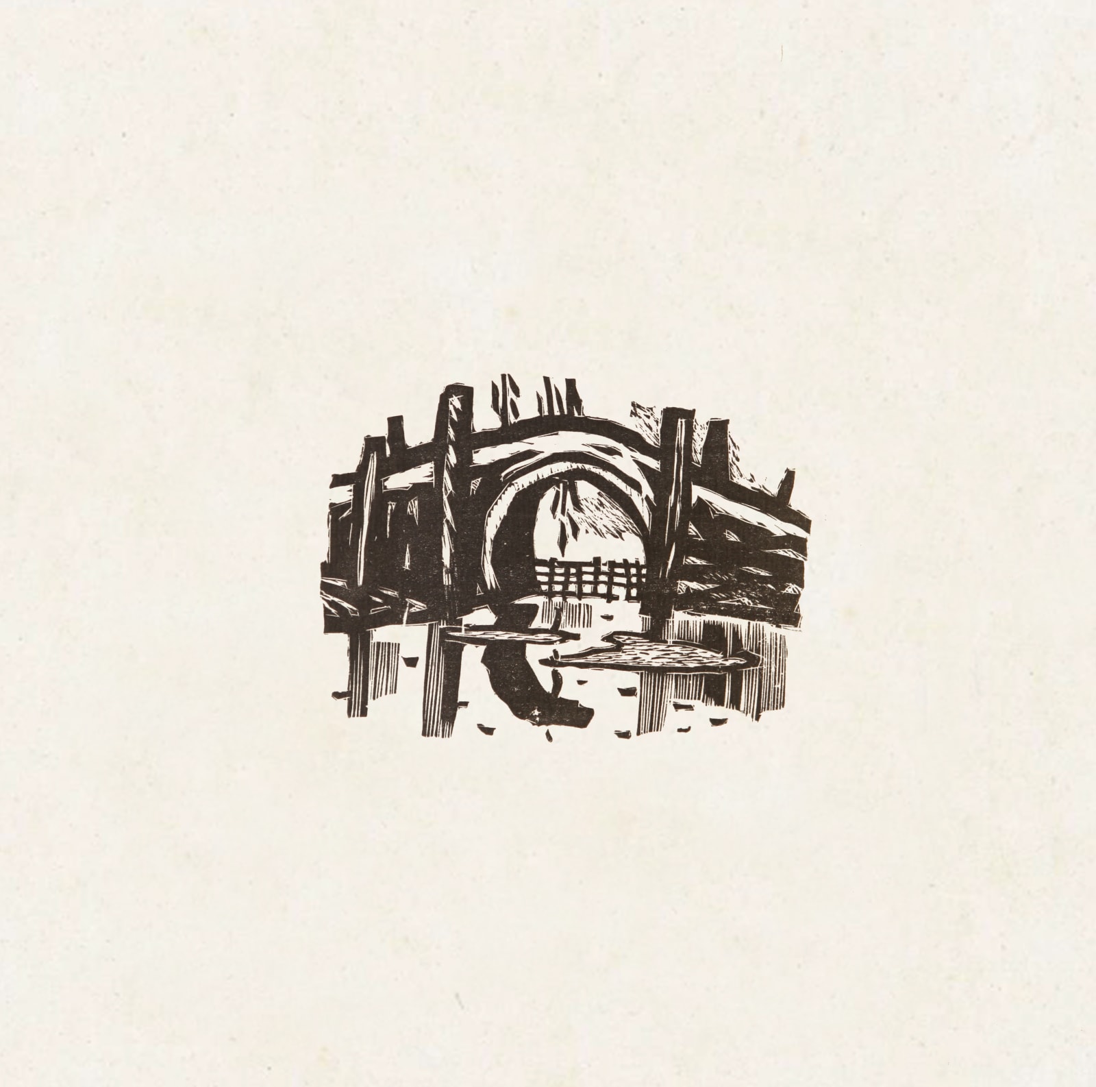 Xu Bing 徐冰, A Small Bridge 小桥, 1981