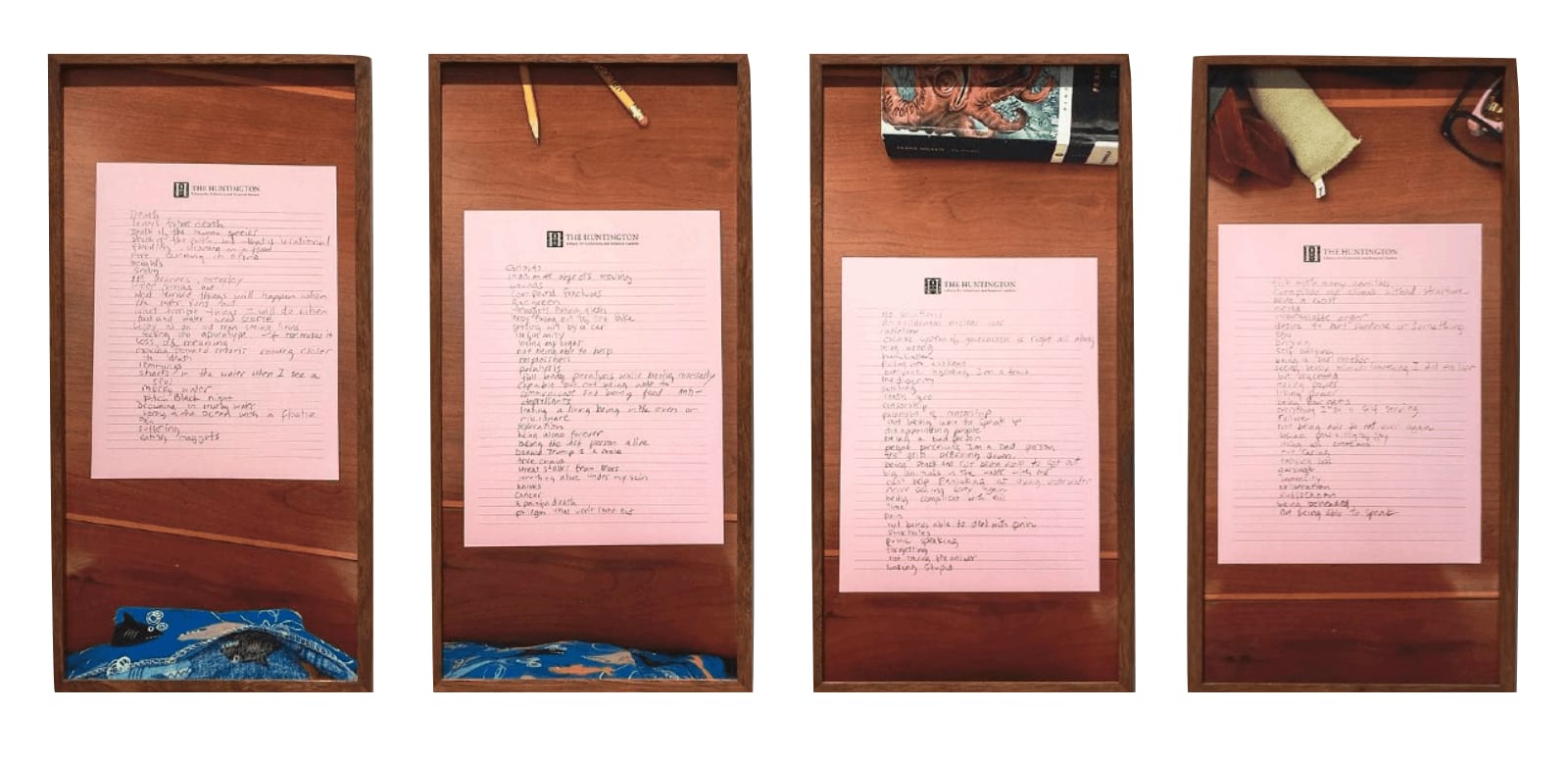 Patty Chang 张怡, Things I'm Scared of Right Now, 2018