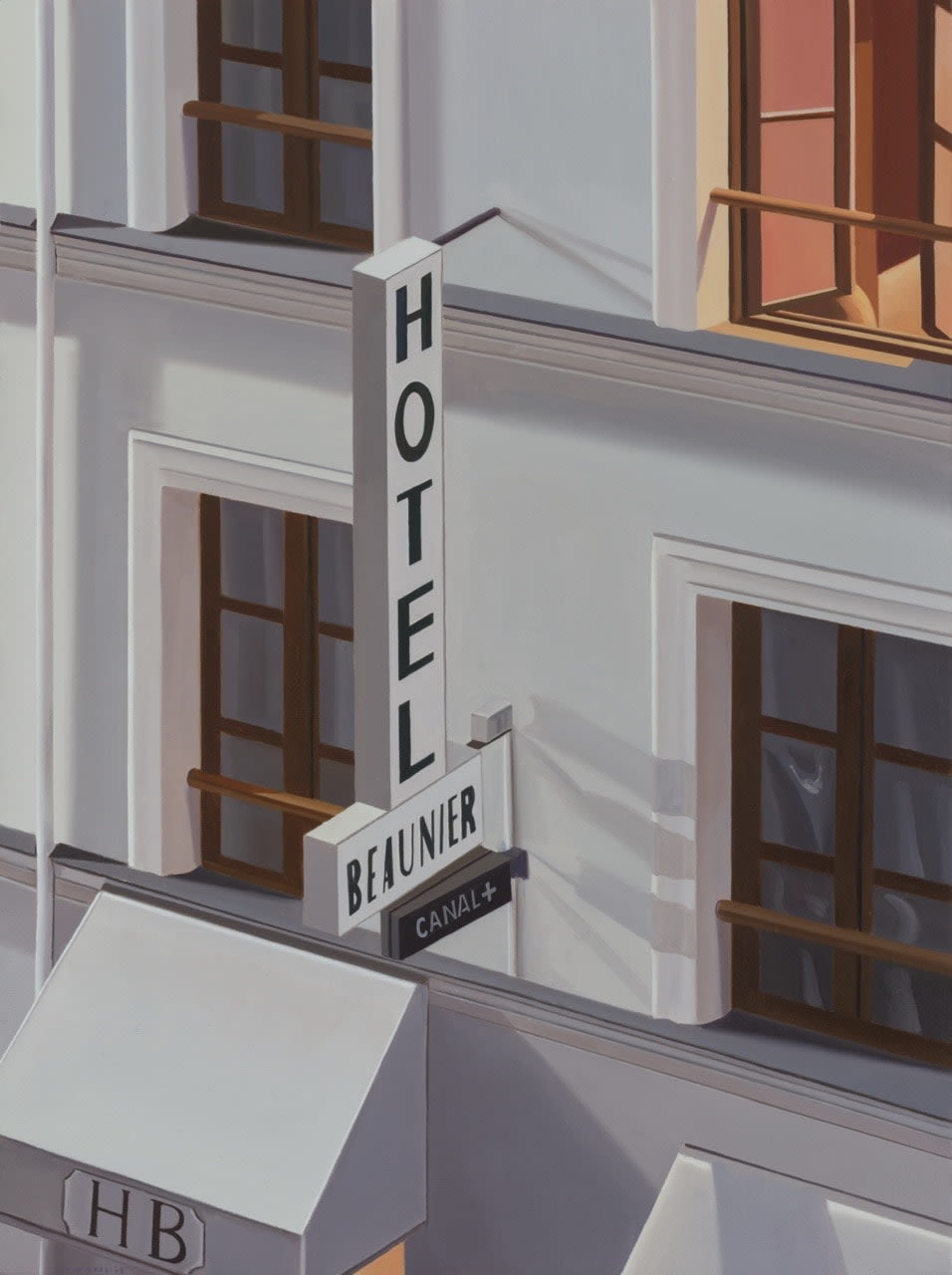 Liang Hao 梁浩, HOTEL BEAUNIER, The Opposite Side of The Image 博尼埃街道的旅馆，图像中的另一边, 2022