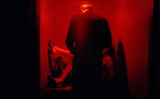 Jean-Christian Bourcart 让·克里斯蒂安·布卡尔, Forbidden City couple in cabine, feet on, 7/15禁城 7/15, 1998 - 2001