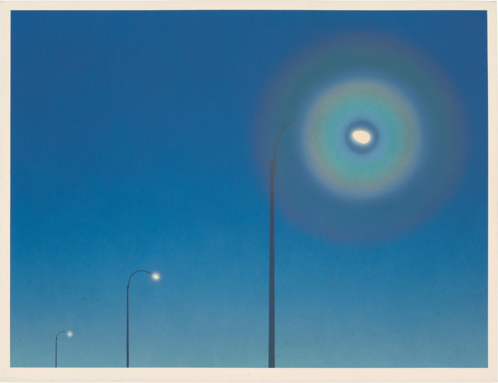 Ching Ho Cheng 郑庆和 , Freeway Lights Study 高速公路灯光习作, 1977