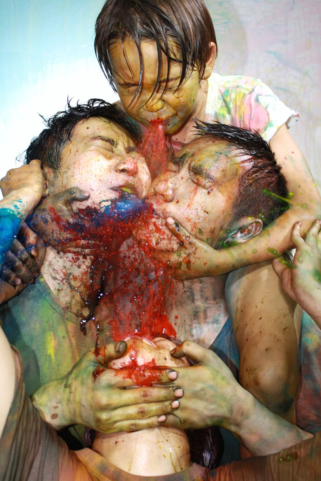 Oliver Herring 奥利弗·赫林 , Areas for Action, Houston: Cut Out Group The audience gets involved , Shanghai, 2015