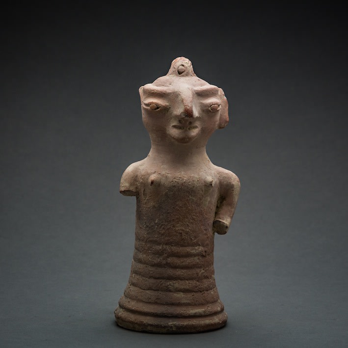 Indus Valley Terracotta Figurine of a Standing Fertility Goddess, 3000 BCE - 2000 BCE