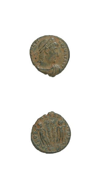 Bronze Coin of Emperor Constantine I the Great, 307 CE - 337 CE