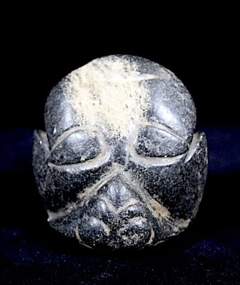 Neolithic Stone Head, 4500 BCE - 3500 BCE