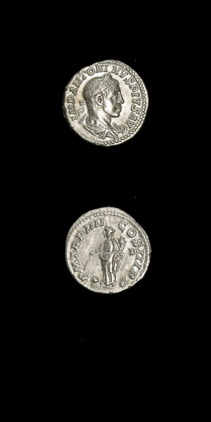 Silver Denarius of Emperor Elagabalus, 220 CE - 222 CE