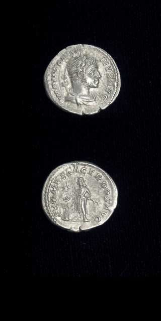 Silver Denarius of Emperor Elagabalus, 220 CE - 222 CE