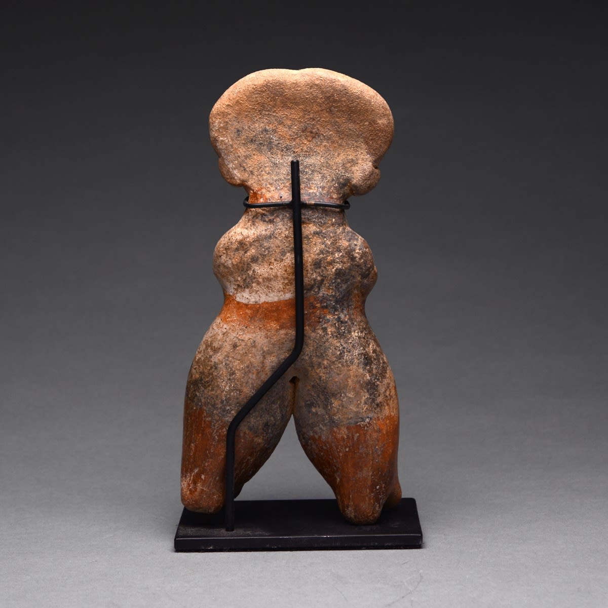 Chinesco Style (Type C) Nayarit Terracotta Standing Figure, 300 BCE - 300 CE