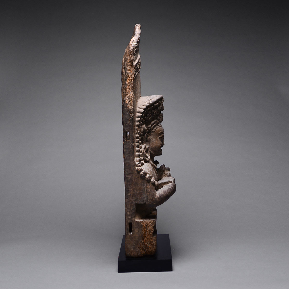 Wooden Stele of Bhairava, 15th Century CE - 16th Century CE
