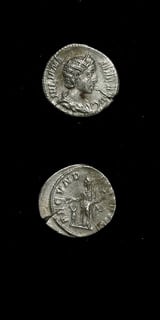 Silver Denarius of Julia Mamaea, 222 CE - 235 CE