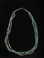 Necklace Of Egyptian New Kingdom Faience Beads, 1600 BCE - 1100 BCE