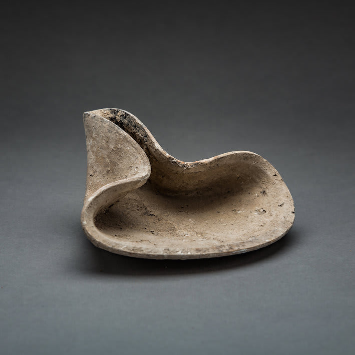 Iron Age Terracotta Oil Lamp, 1200 BCE - 560 BCE