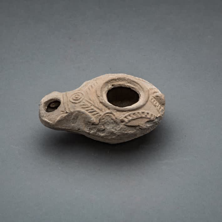 Talmudic Oil Lamp, 200 CE - 400 CE