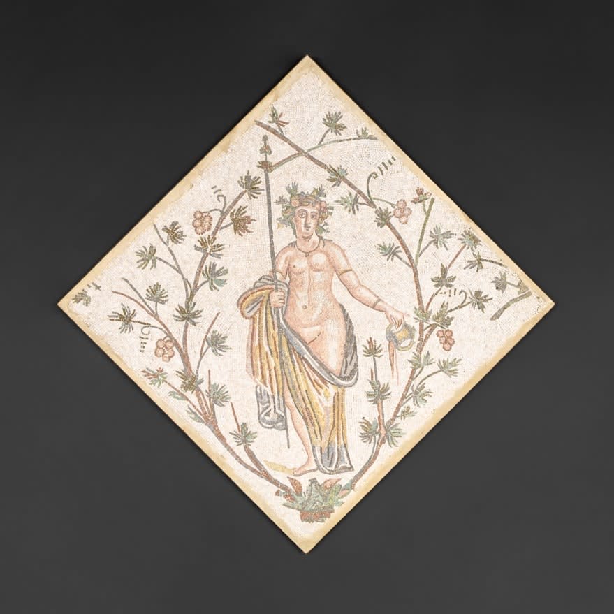 Roman Mosaic Depicting the Horae, 200 - 300 CE