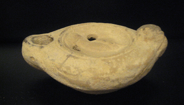Roman Period Discus Lamp, 100 CE - 300 CE