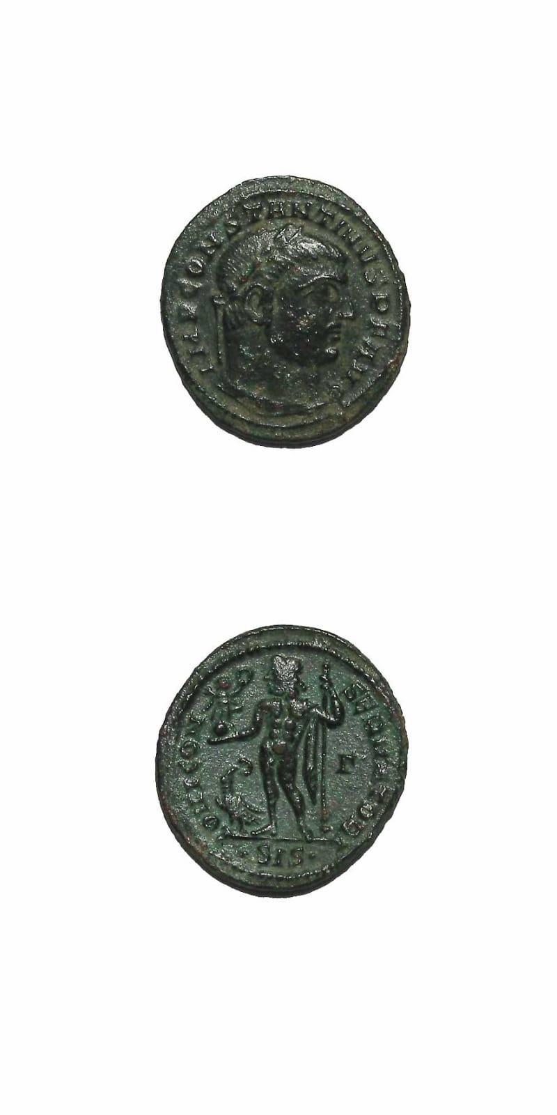 Bronze Follis of Emperor Constantine I the Great, 307 CE - 337 CE