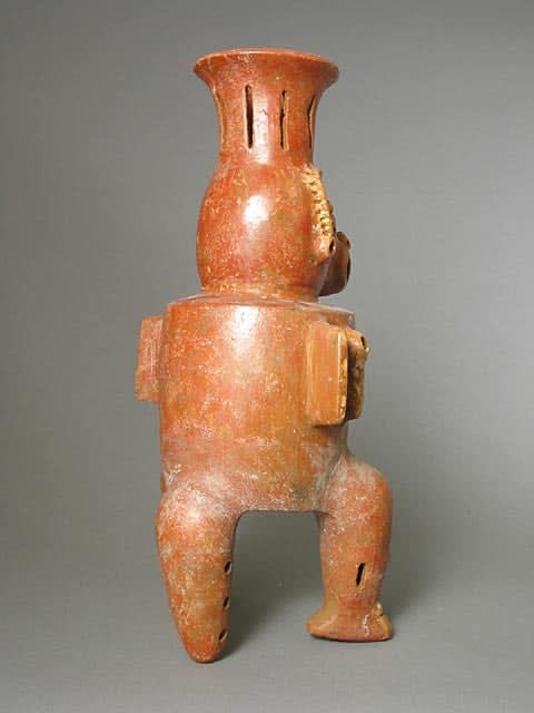 Vessel in the Form of a Seated Saurian Deity, 300 BCE - 300 CE
