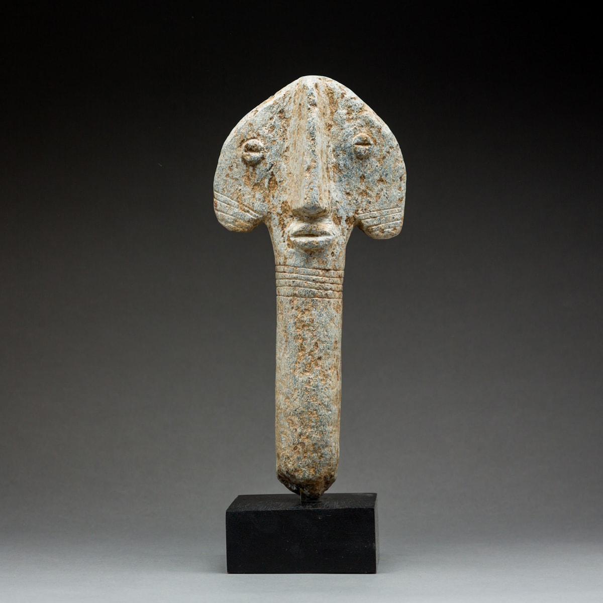 Bura Axe-Shaped Stone Head, 3rd Century CE - 11th Century CE
