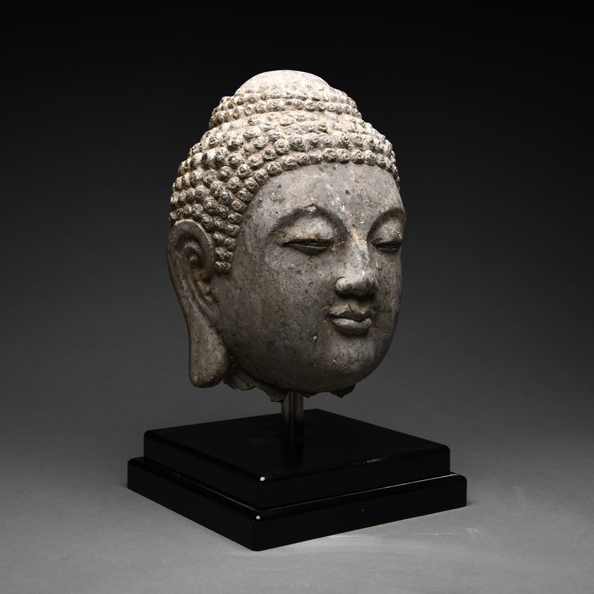 Song Stone Head of Buddha, 960 CE - 1279 CE