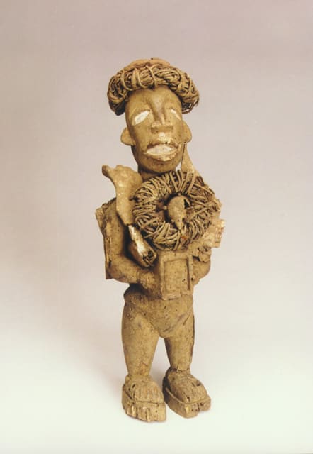 Yombe Wooden Nkisi Sculpture, 20th Century CE