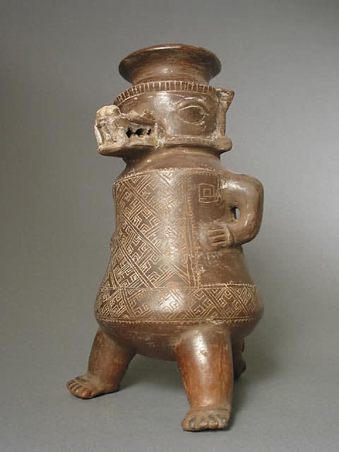 Guanacaste-Nicoya Vessel in the Form of a Saurian Deity, 1000 CE - 1350 CE